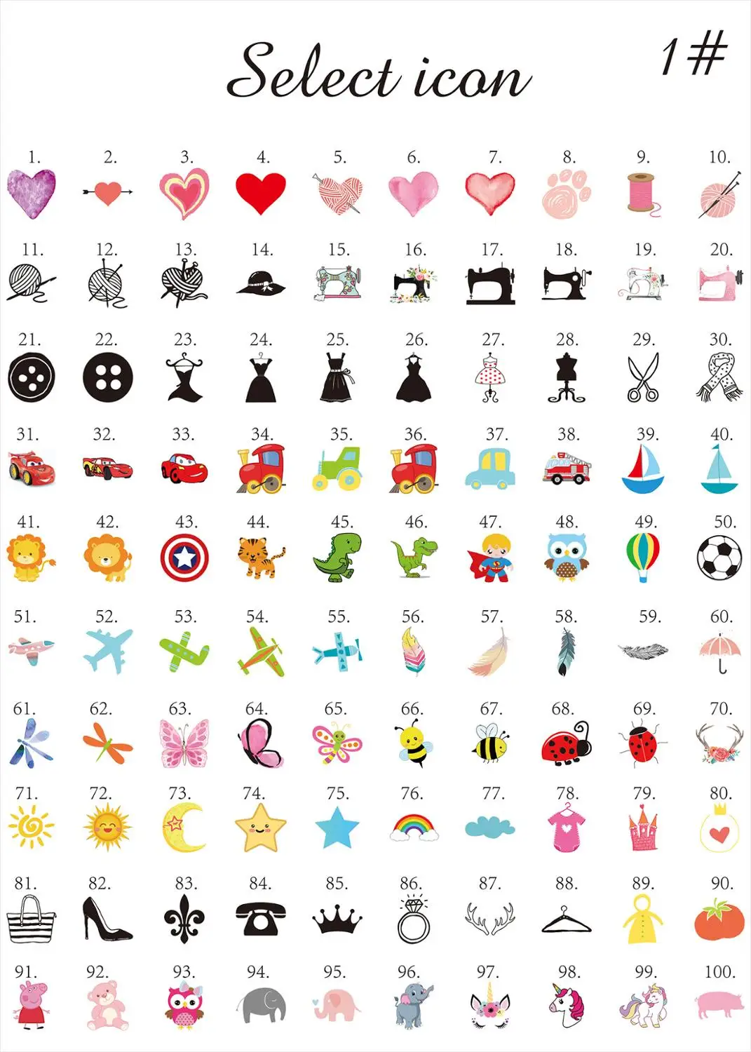 Handmade Labels, Personalized Brand, Custom Logo, Sew Tags, 100% Cotton, Items Sewing, With Love, 25mm X 60mm (MD5089)
