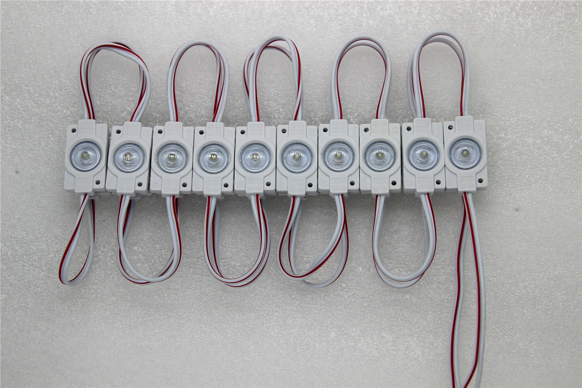 60pcs 160 Deg Back Light 0.72W UL Listed Injection LED Module PVC ABS DC12V White 2835  Waterproof  Light for Letter Sign 5630