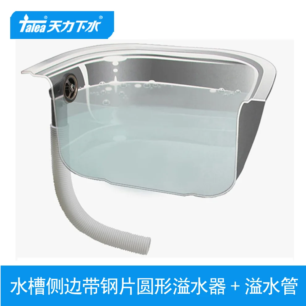 Talea Keuken Riool Laterale Circulaire Overloop Hoofd Groente Wastafel Accessoires Anti Overloop Water Pipejoint QY006C052