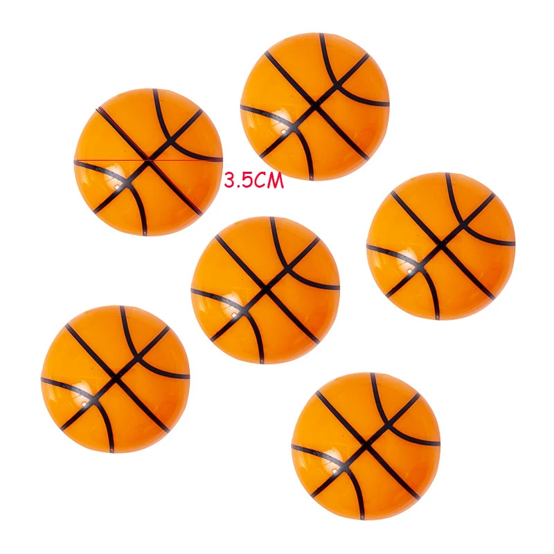 Single Hole Creativity Basketball Small Pencil Sharpener Plastic Orange Student Stationery Items School Supplies