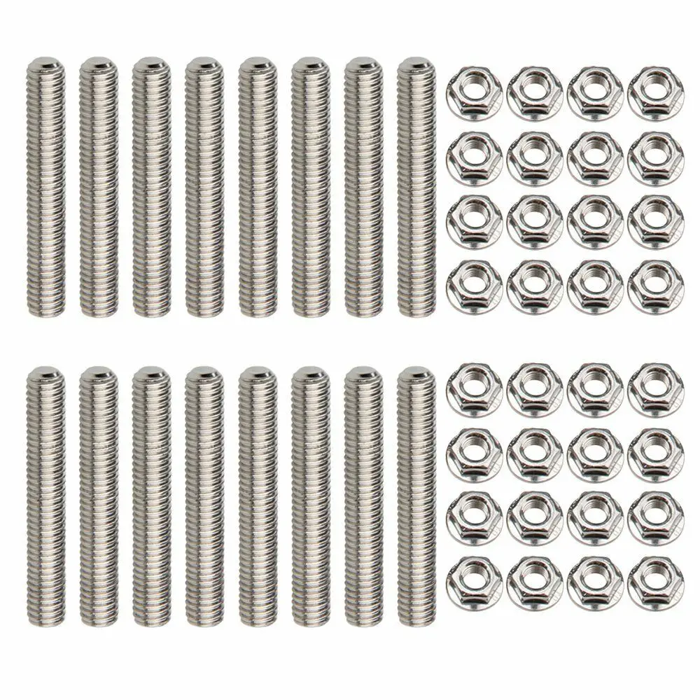 For Ford 6.8 Liter V10 stainless exhaust manifold stud kit Super Duty ANY 6.8L