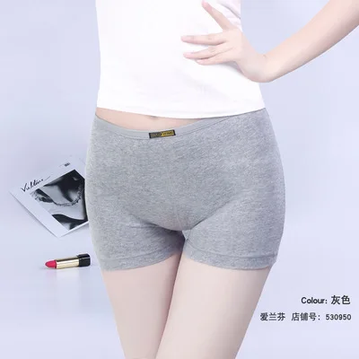 Big size Short pants women Cute seamless shorts mid Waist safety shorts boxer cotton boyshorts women underwear M L XL 2XL 3XL