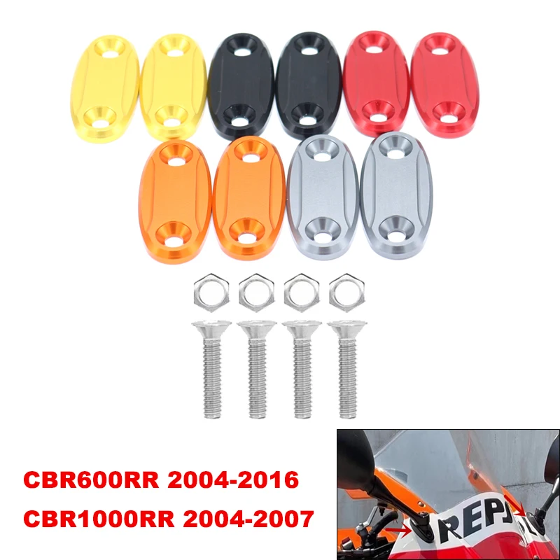 

Алюминиевый зеркальный отверстие для HONDA CBR600RR CBR1000RR CBR 600 1000 RR MKLIGHTECH