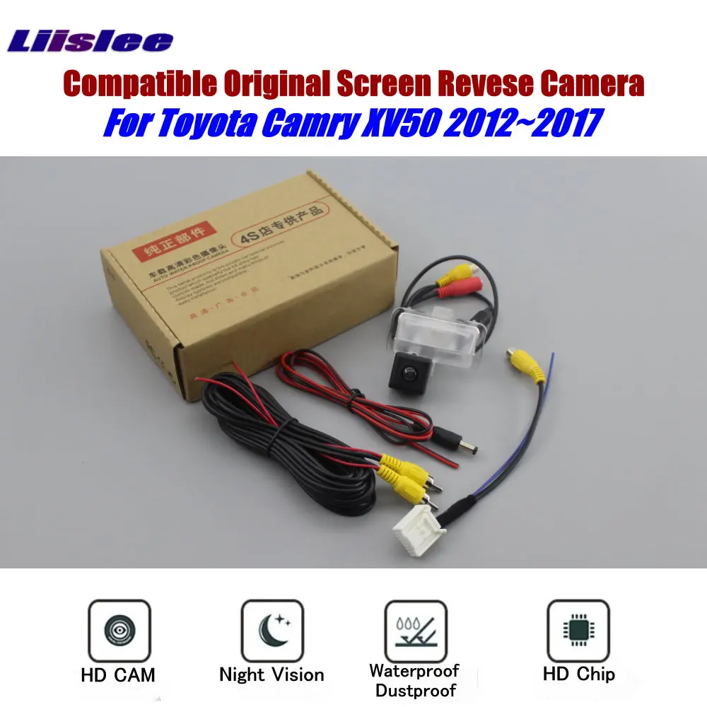 Compatible Original Car Display Reversing Camera For Toyota Camry XV50 2012-2017 Adapted Backup CAM Parking Accessories