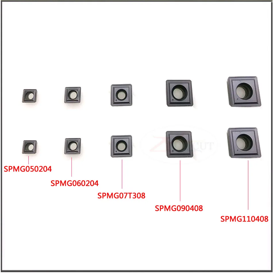 10PCS SPMG050204 060204 07T308 090408 110408 FOr Fast drill bit insert,Water jet bit blade Universal machining u drill blade