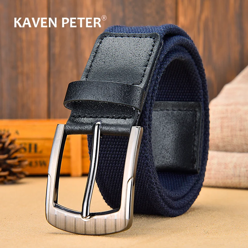 

Canvas Army Leather Belts For Men Outdoor Travel Tactical Male Fashion Military Waist Belt For Pants Jeans Pin Buckle