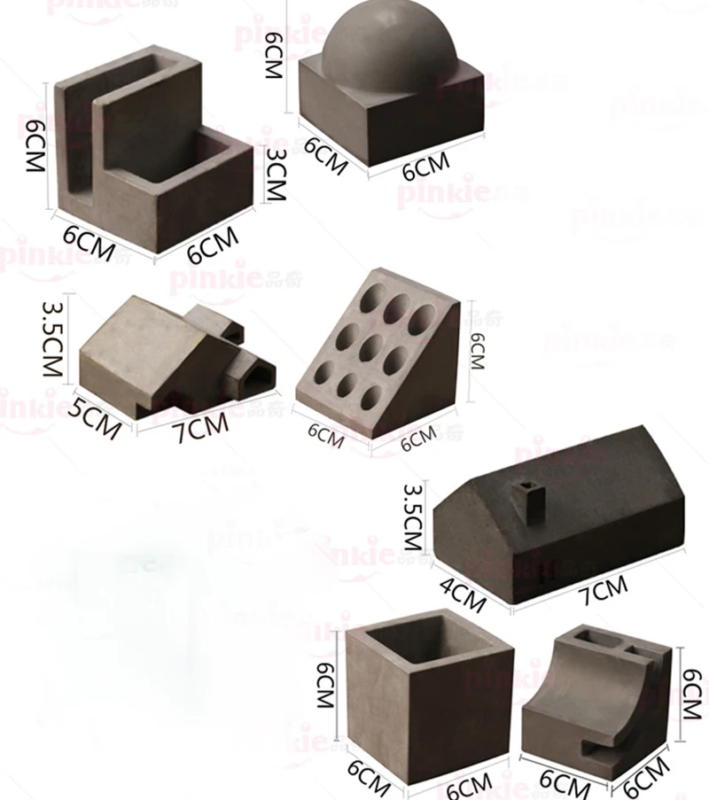 Betonowa forma obsadka do pióra cementowe materiały biurowe zestaw kombinowany formy na karty forma prezent silikonowa forma