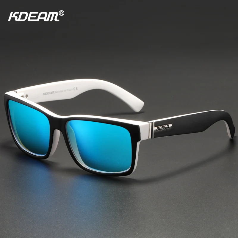 

KDEAM Limited Offer Square Men Sunglasses Polarized Outdoor Driving Photochromic Sun Glasses Big Promotion