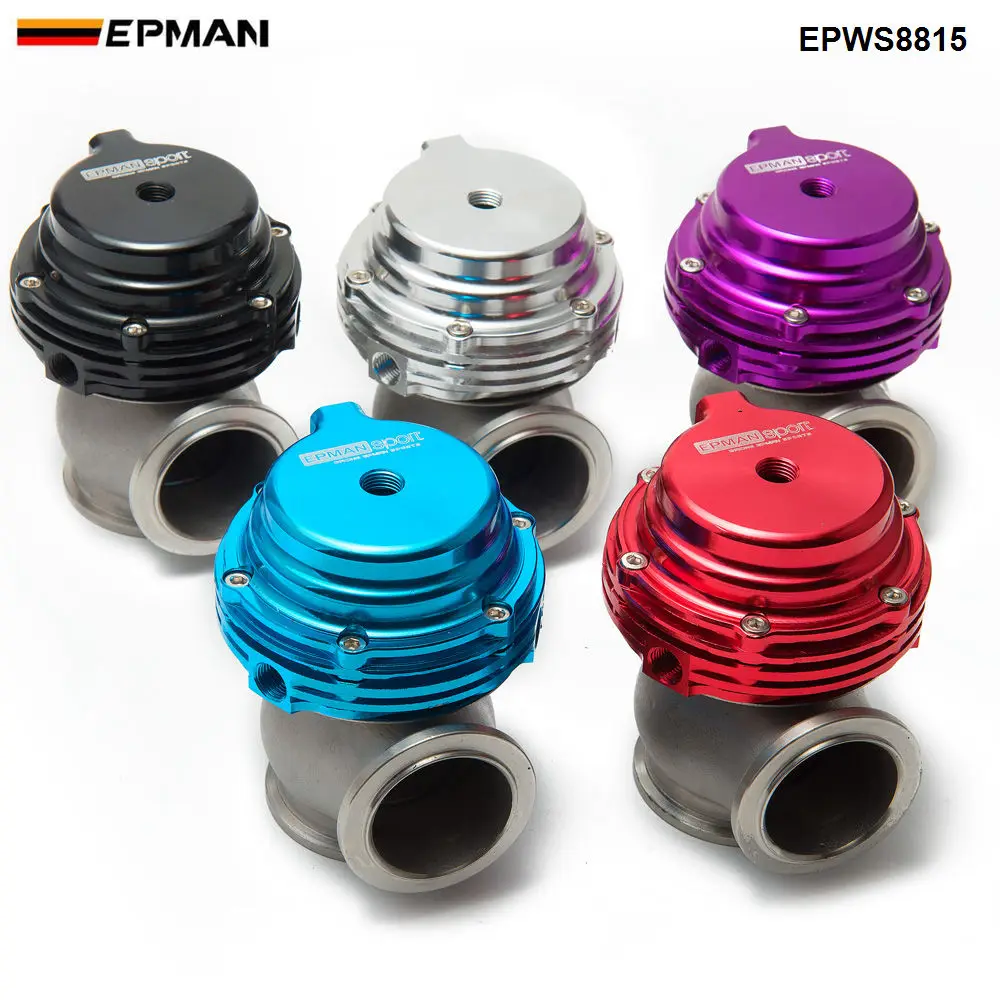 EPMAN 38MM  Wastegate V-band Aluminum Anodized  For Mazda Toyota Scion Acura Supercharge Turbo Manifold EPWS8815