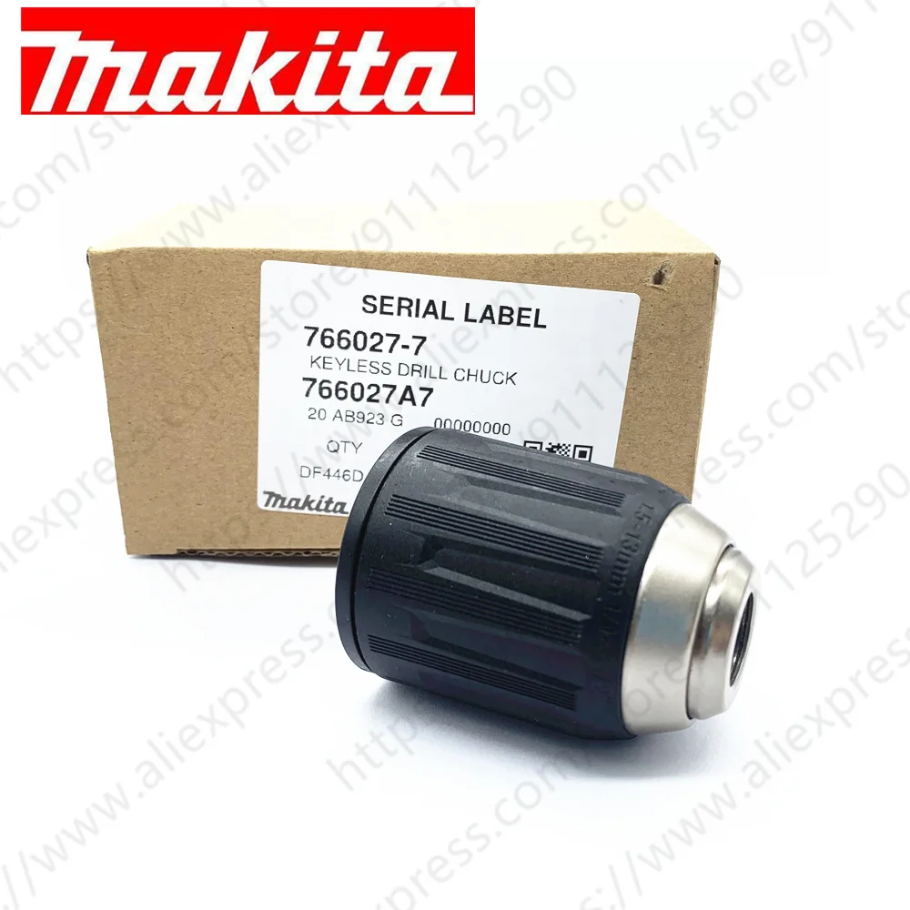 Keyless Chuck for MAKITA DDF446 BDF456 BDF446 DDF456 DDF484 DHP484 DHP482RME DDF482RME 766027-7