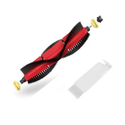 New 2pcs detachable Main brush & 4pcs Hepa Filter & 2pcs black brush for Xiaomi vacuum 1st roborock 2 s50 s51 s55 E35 T60 T61