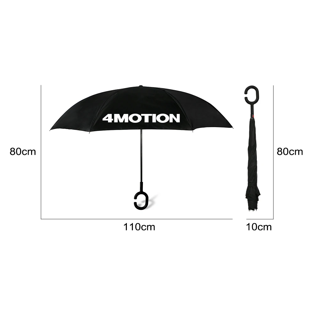 Reverse Double Layer Umbrella Inverted Accessories For VW TSI TDI 4Motion Polo Golf 5 6 7 MK6 MK7 Touran Tiguan CC Passat Bora