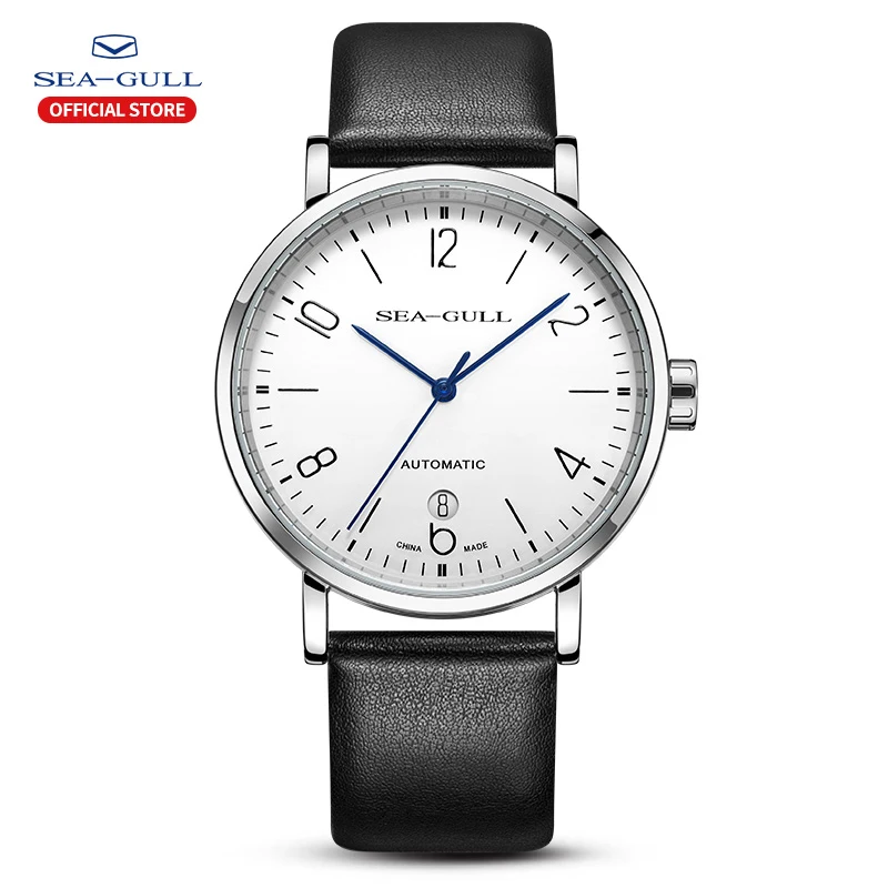 New Seagull Men's Automatic Mechanical Watch Official Authentic Bauhaus Business Casual Mechanical Wristwatch 819.17.6091 images - 6