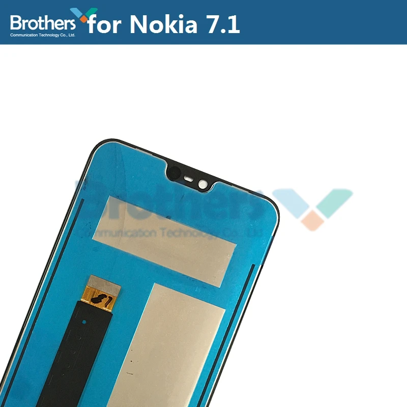 LCD Screen for Nokia 7.1 LCD Display for Nokia 7.1 LCD Assembly Touch Screen Digitizer Phone Replacement Part Tested Working Top