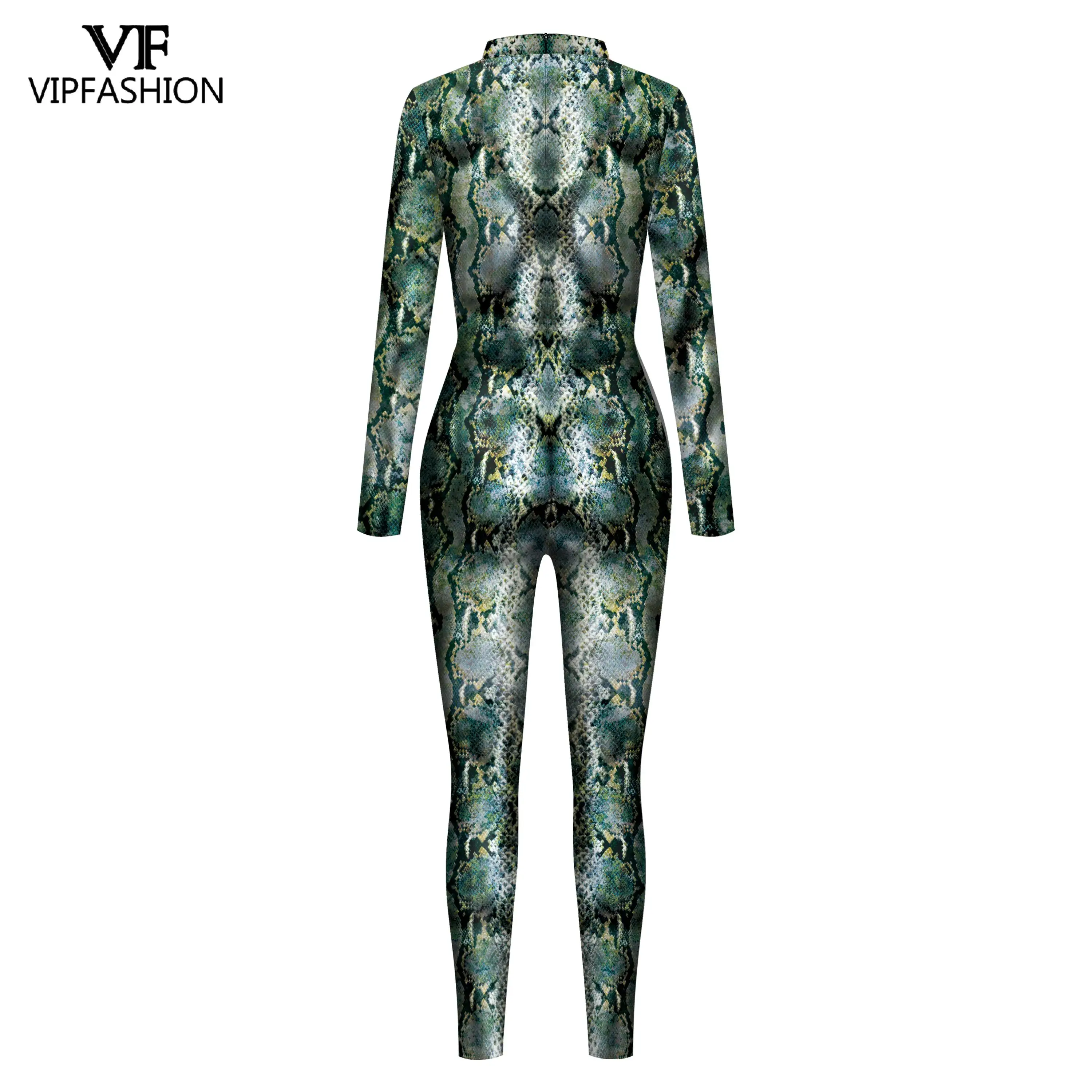 VIP MODE Erwachsene Sexy Männer Halloween Kostüme Schlange 3D Druck Tier Party Zentai Catsuit Muscle Cosplay Bodysuit Overall