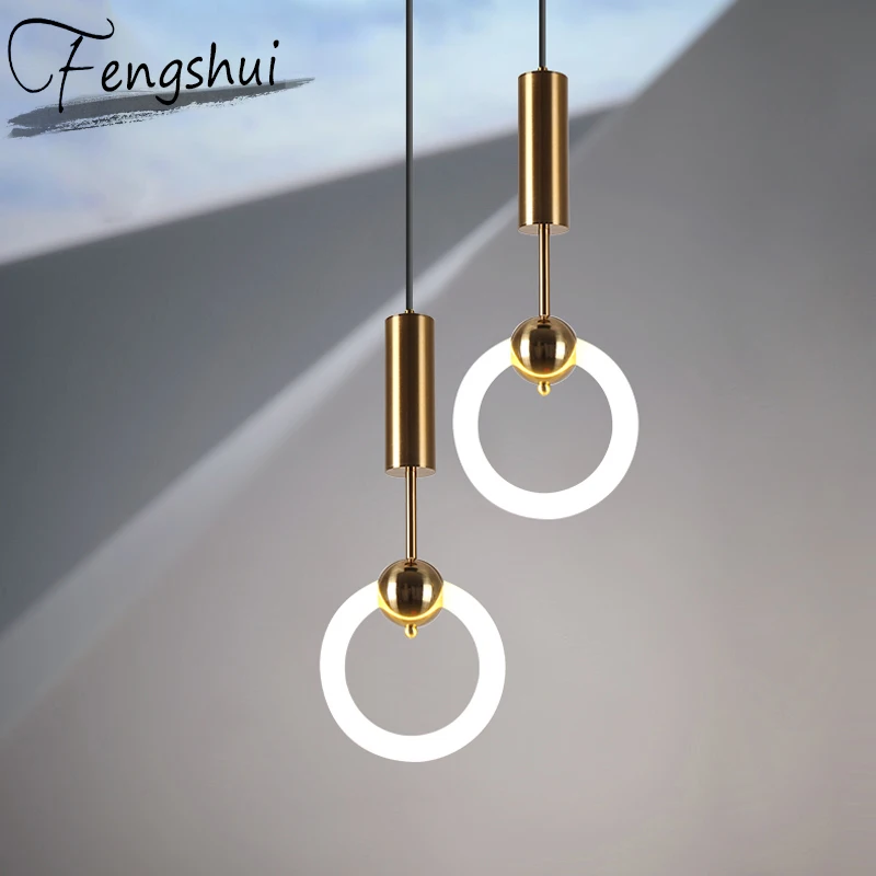 

Nordic Iron Glass Pendant Lights Lamp Simple Pendant Lighting Living Room Dining Room Kitchen Bedside Bedroom Loft Hanging Lamp