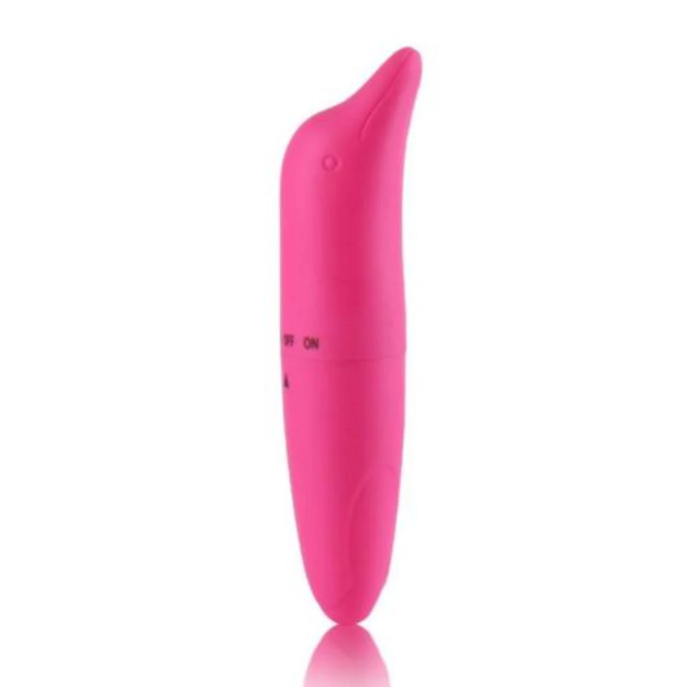 ABS Mini Cute Dolphin Adult Women G-Spot Massager Masturbation Vibrator Sex Toys for woman Hot Strong single speed vibrations