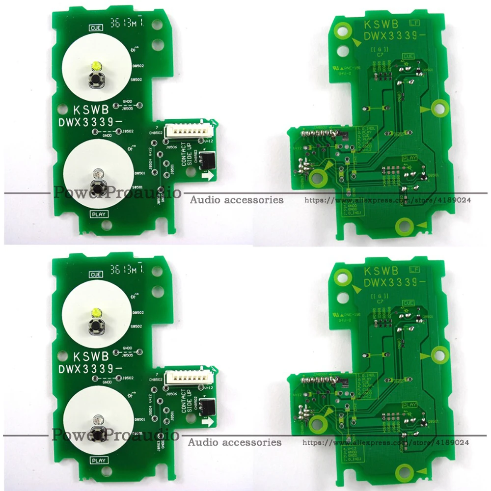 4pcs /lot Play Cue Circuit Board PCB - DWX 3339 DWX3339 For Pioneer CDJ 2000 Nexus GREEN version