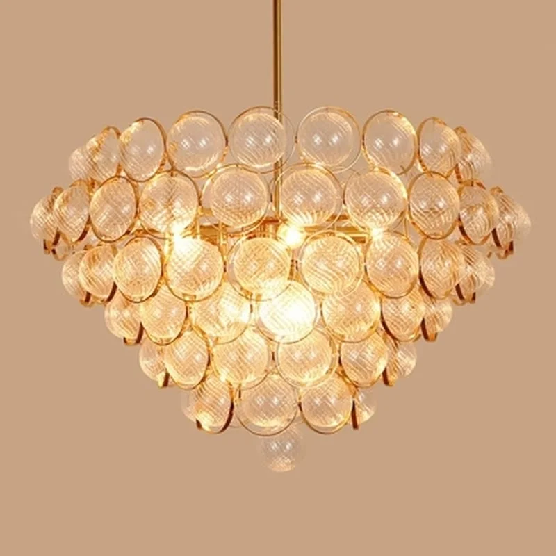 

Modern K9 Crystal Chandelier lighting Luxury Clear Glass Chandeliers Lamp Hanging Light Lustres De Cristal Lamp Hotel Lighting