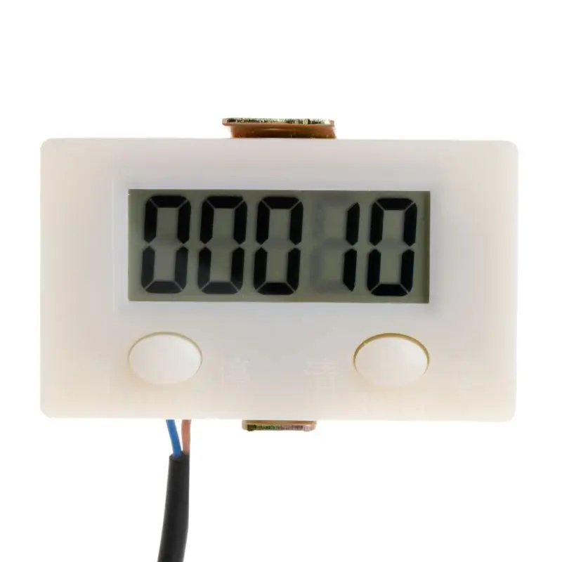 Digital 5 Digit LCD Electronic Punch Counter With Microswitch Reset&Pause Button A0KF