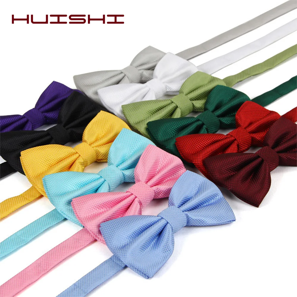 HUISHI Einstellbare Fliege Männer Und Frauen Hochzeit Zubehör Party Bowtie Klassische Erwachsene Multicolor Einstellen Neck Mode Fliege