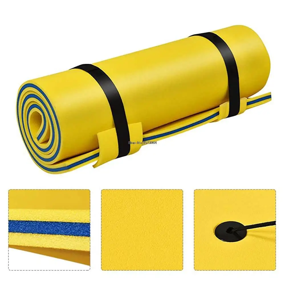 2.7x0.9m Summer Swimming XPE Floating Water Pad Portable Folding Foam Floating Blanket Water Games Sports for Outdoor Beach