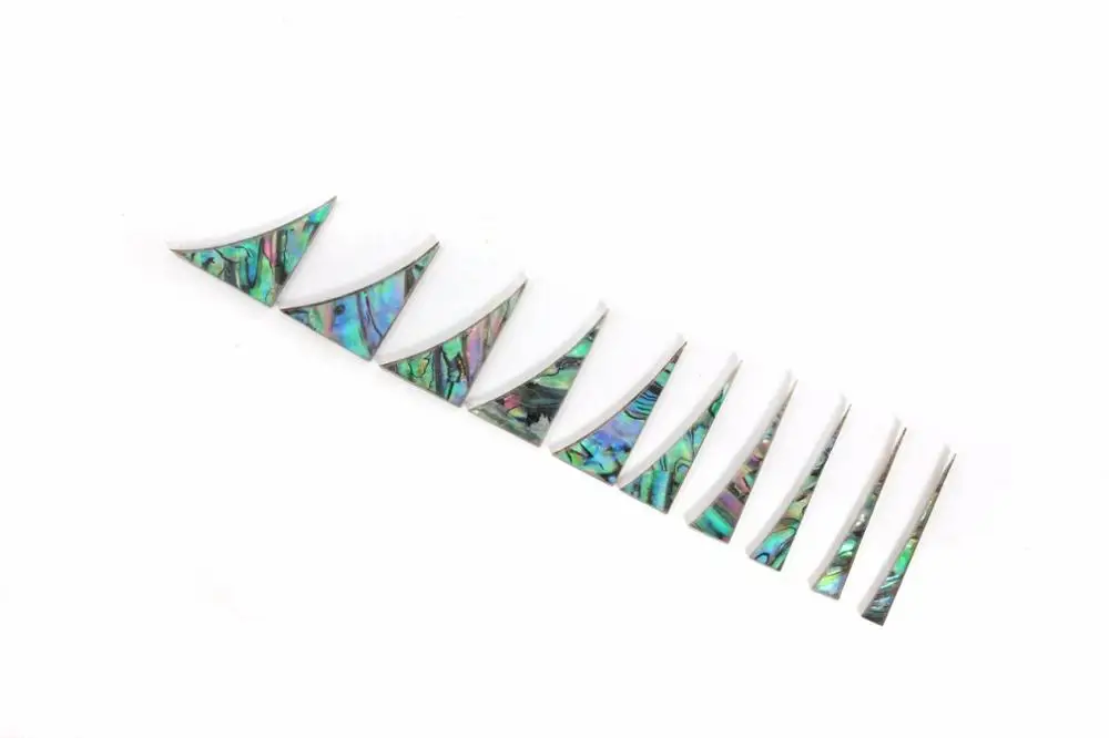 2Set (20pcs)Electric Guitar Fretboard Inlay Color Shark Fin Inlay Luthier Supply