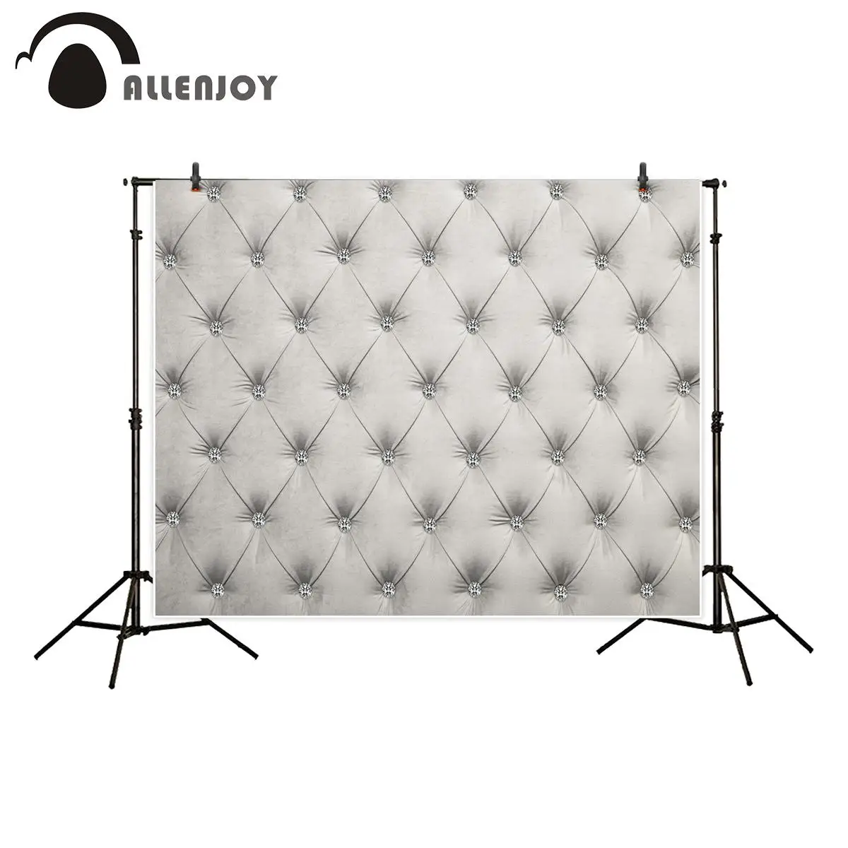 Allenjoy backgrounds for photo studio diamond tuft luxury headboard backdrop photocall new photobooth customize photographic