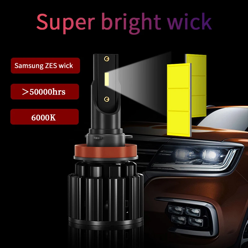 Xlights Car Bulb For Buick Verano 2012 2013 2014 2015 2016 2017 LED Headlight Low Beam High Beam Canbus Headlamp Lamp Auto Light