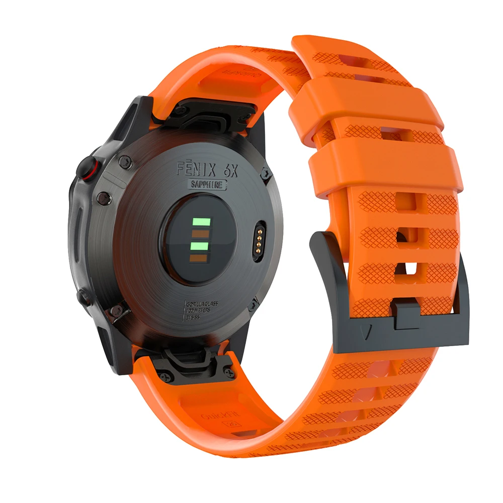 Pulseira de Silicone para Garmin Fenix, Pulseira de Relógio de Substituição Quick Fit, Fenix 8, 7, 7X, 6, 6X Pro, 5, 5X Plus, EPIX, Enduro 3, 22mm, 26mm