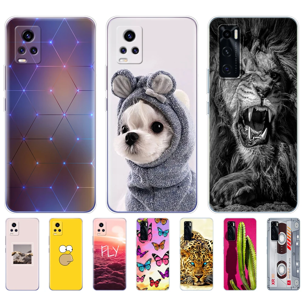 Funda trasera de silicona para Vivo V20 SE, carcasa suave de TPU, parachoques de 2020 pulgadas, V20, VivoV20SE, V20SE, 6,44