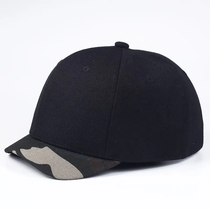 3cm Short Brim Baseball Cap American Women Men Short Brim Curved Brim Small Brim Retro Hat