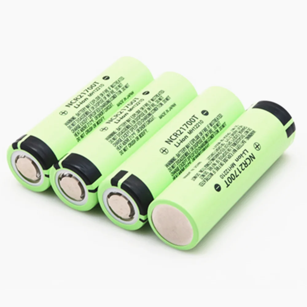 New 21700 NCR21700T Lithium Rechargeable Battery 4800mAh 3.7 V 40A High-Discharge Battery High-Drain Li-ion Battery