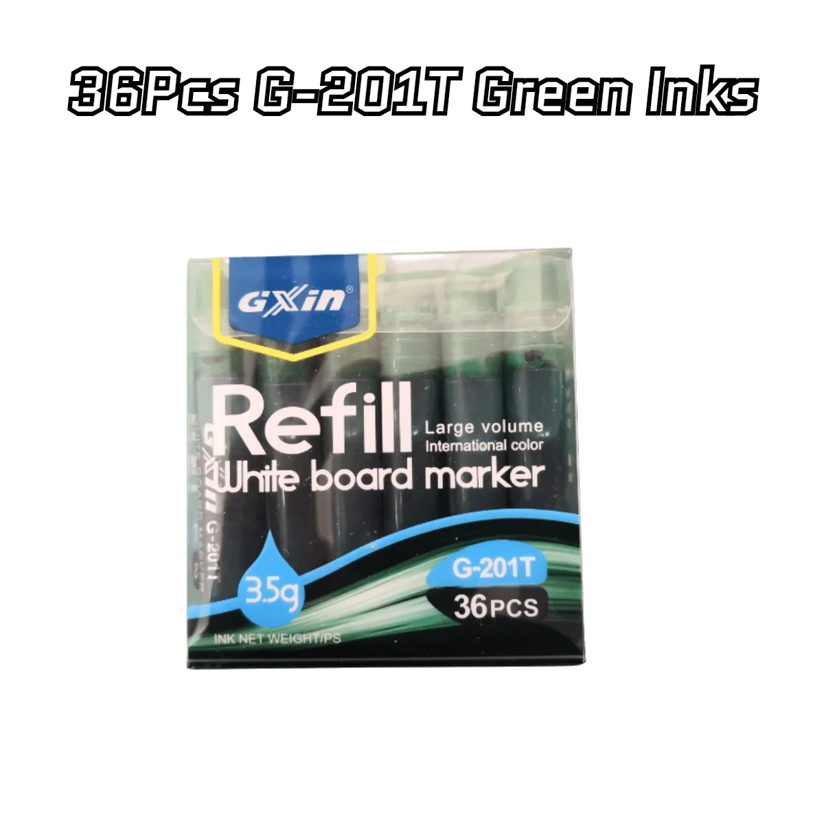GXIN G201T 36Pcs Dry Erase Marker Refills 3.5g
