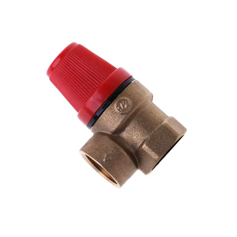 Brass Safety Valve Drain Relief Swithch For Solar Water Heater Double Inner Wire