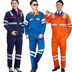 Work Clothing Men Coverall Workmen Uniform Car Repair Forest Builder Work Suit Mechanical Warehouse Miner Hi Vis Safety Clothing