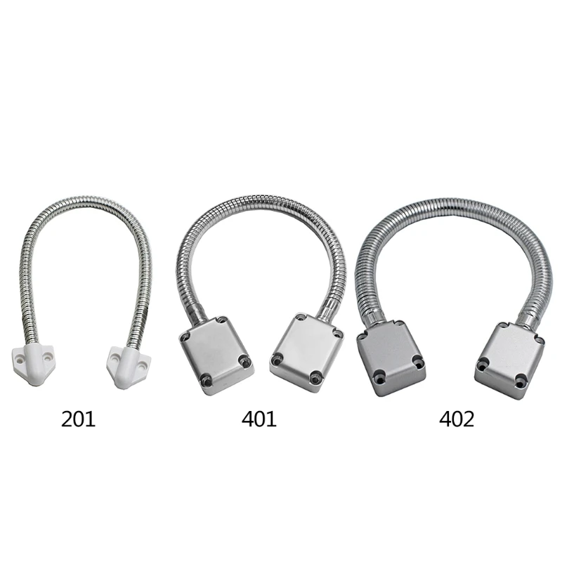 

Door Loop Exposed Mounting Access Control Cable Wire Protection Sleeve with Die-casting Aluminum End Caps New Dropship