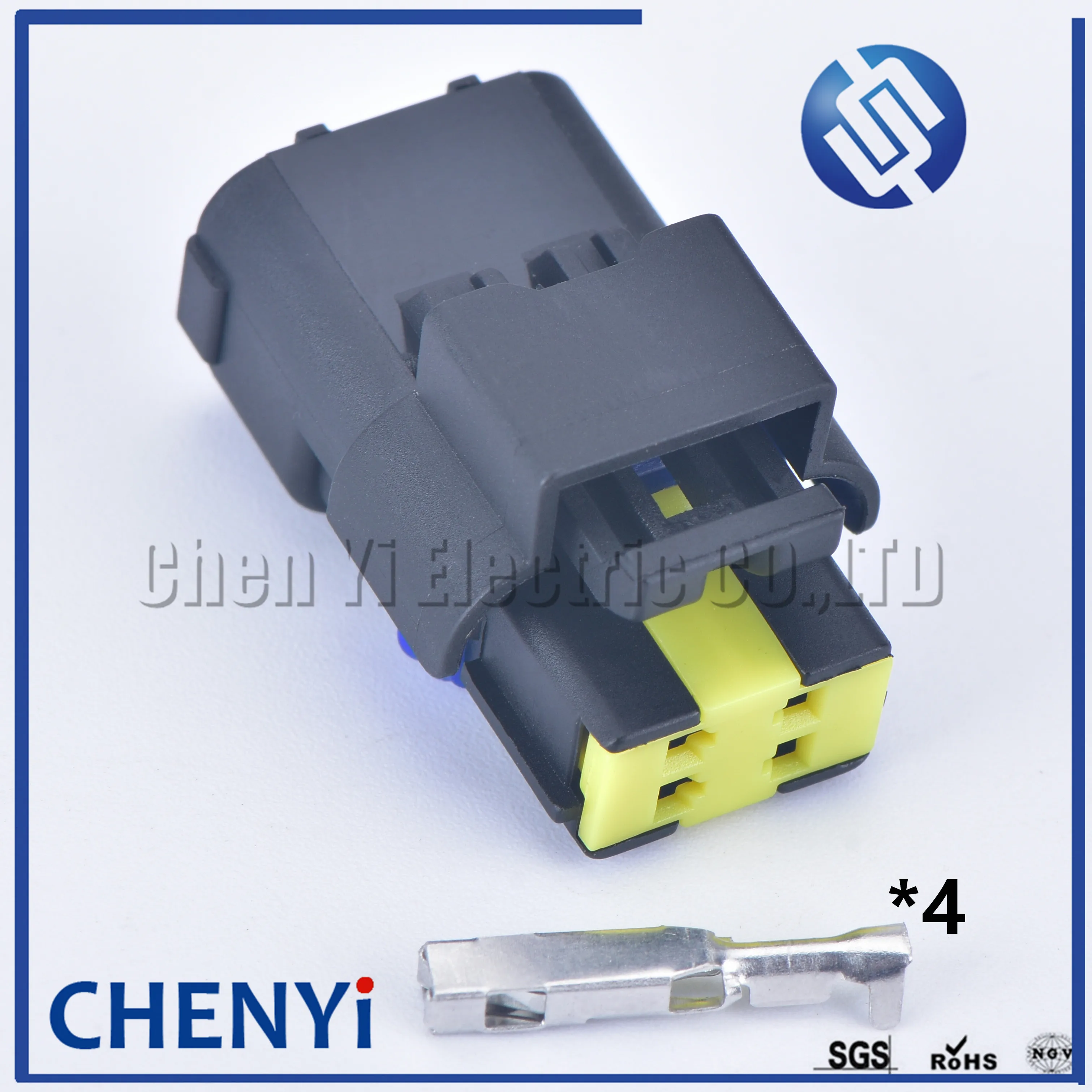 2 مجموعات 4 دبوس أنثى موصل السيارات مقاوم للماء مقبس الغاز التلقائي استشعار الضغط التوصيل 15369055 FCI SICFHPE04BK #1
