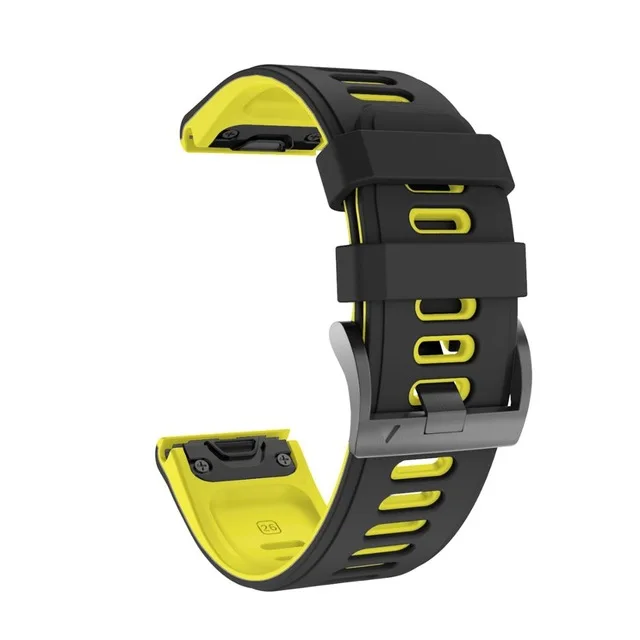 Pulseira De Couro De Silicone QuickFit 26mm 22mm 20mm Para Garmin Fenix 8 8x 51mm 47mm 43mm 7 7x 7s Pro 6 6x 6s Plus 5x I.964626438