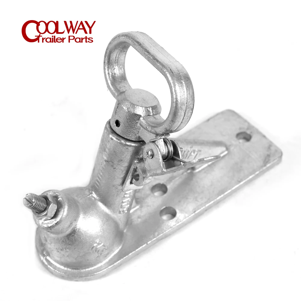 2000KGS 4 Holes Casting Trailer Coupler Coupling AU Style Connector Fits 50mm Hitch Ball RV Camper Caravan Accessories Parts