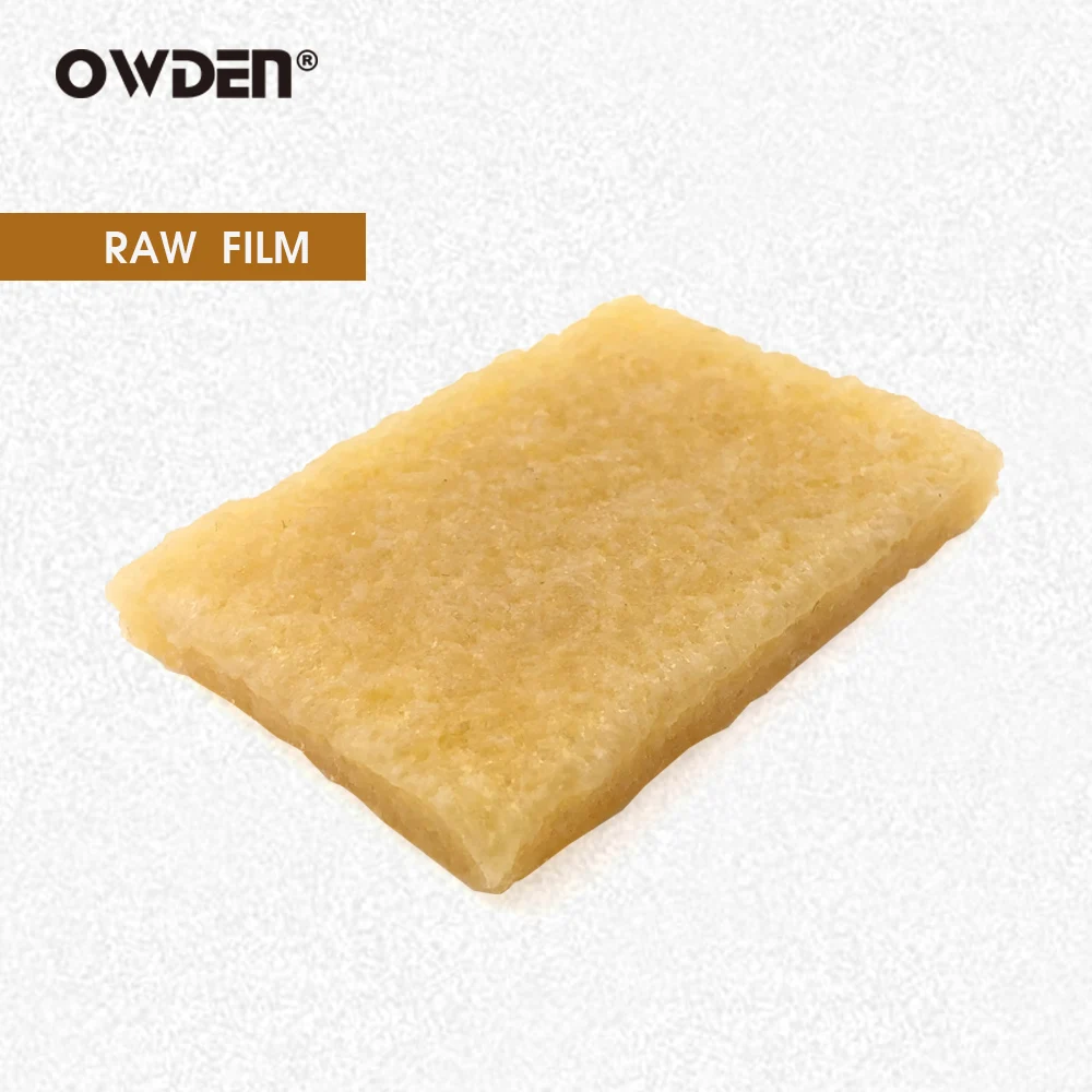 OWDEN Raw Film decontaminazione Wipe & Remove Leather colla macchie foglio di gomma naturale accessori in pelle fatti a mano strumenti fai da te