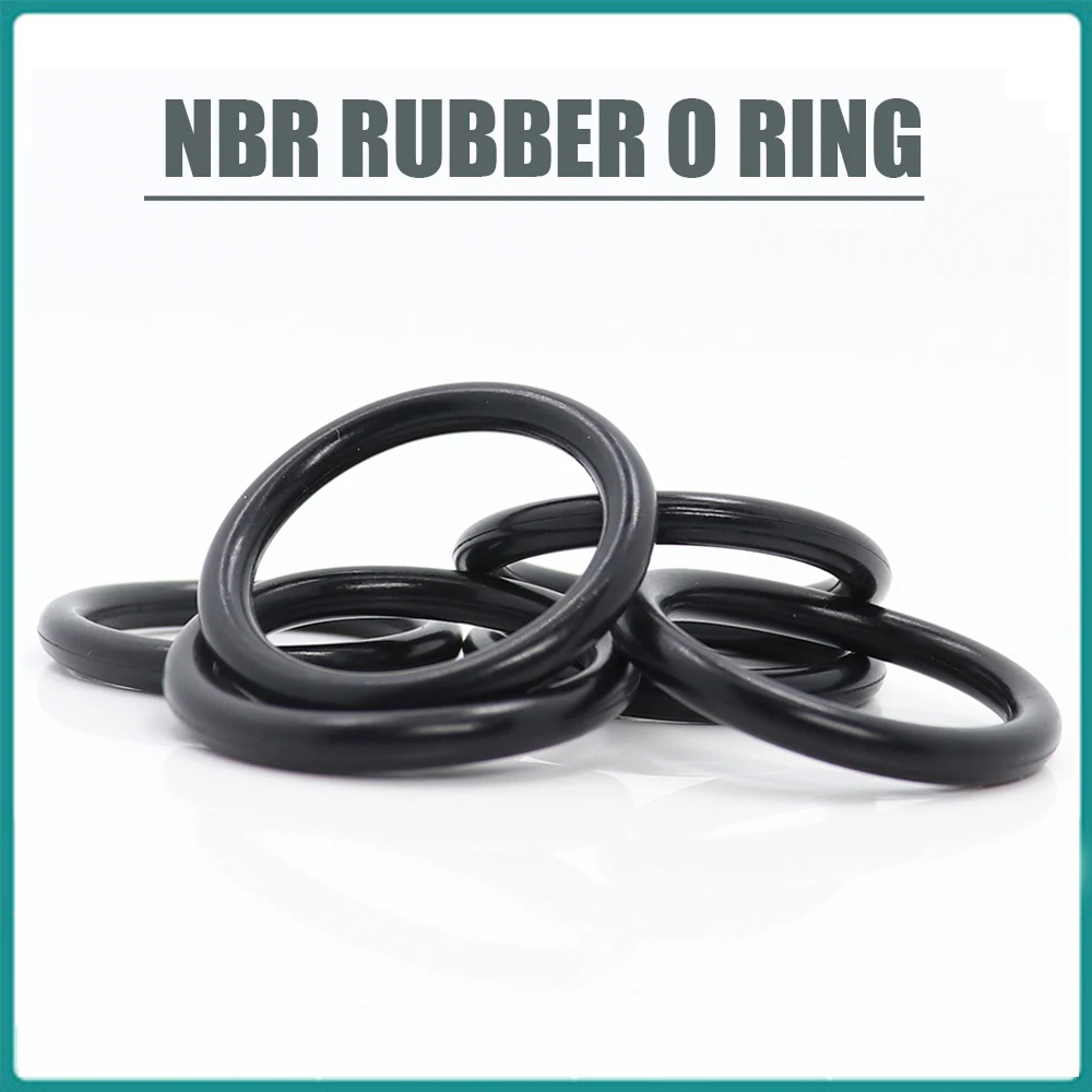 CS7mm NBR Rubber O RING ID 330/335/340/345/350/355/360/365/370/375*7 mm 10PCS O-Ring Nitrile Gasket seal Thickness 7mm ORing