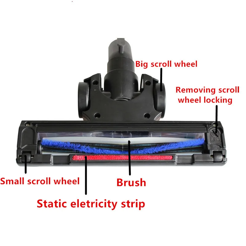 vacuum cleaner head for all 32mm inner diameter European version vacuum cleaner brush for Philips Electrolux LG Haier Samsung