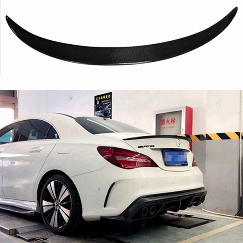 Carbon Fiber Rear Trunk Wing Spoiler CLA45 AMG Style 2014 - UP For Mercedes-Benz CLA W117 CLA180 CLA200 CLA250 CLA260