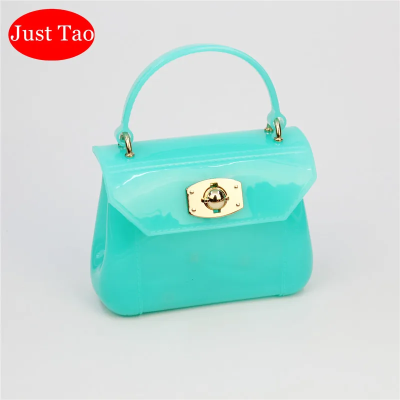 Just Tao! Flap bag Childrens Fashion jelly handbags Baby kids mini totes Girls small Messenger bag little Kid coin purse JT022