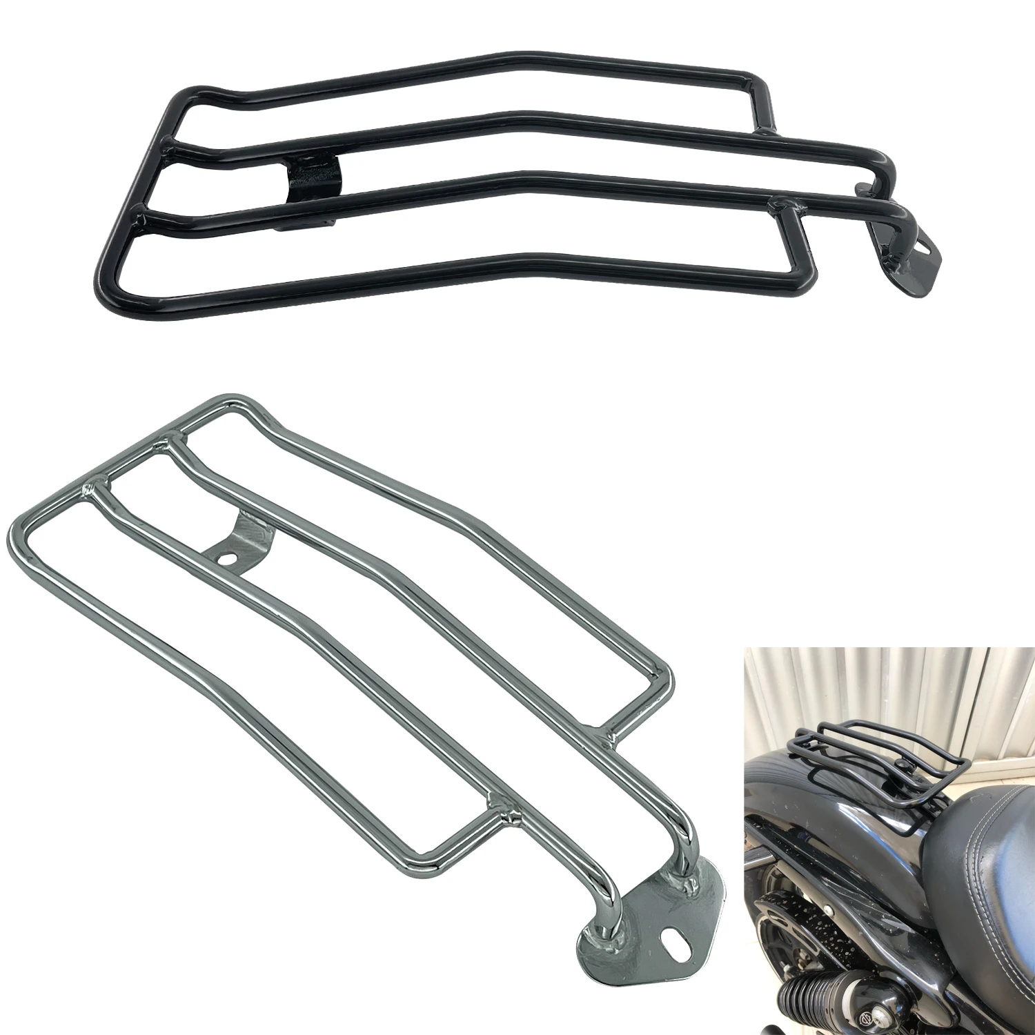 

Motorcycle Rear Solo Fender Seat Luggage Rack Support Shelf For Harley Sportster XL 883 1200 1985-2003 1993 1999 2000 2002