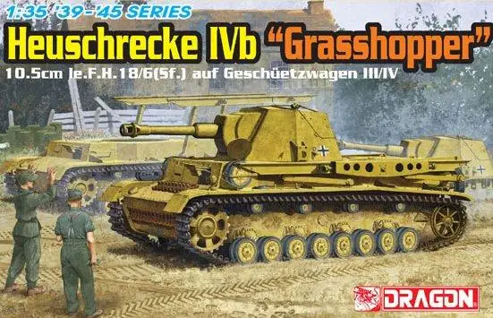 

DRAGON 1/35 6439 Heuschrecke IVb "Grasshopper" 10.5cm le.F.H.18/6(Sf.)