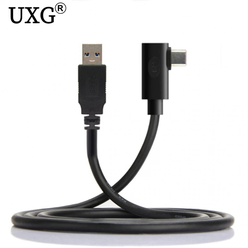 Fit For Oculus Link USB 3.1 Type-C Left Right Angled Type To Standard USB3.0 Data Cable