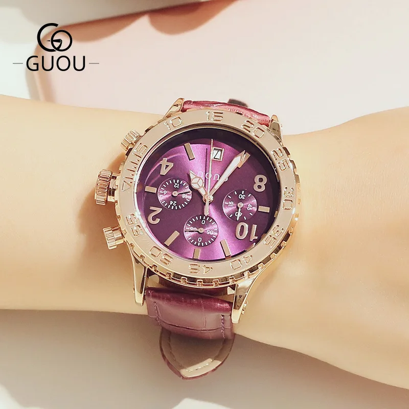 

Новинка 2021, модные трендовые часы с большим циферблатом и ремешком, кварцевые часы, модные часы, женские часы