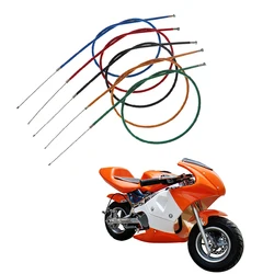 Cable de acelerador de Gas rojo/Negro/dorado/azul para 43cc 47c 49cc Super Pocket Mini Moto Dirt Bike ATV Quad Minimoto motocicleta Motocross